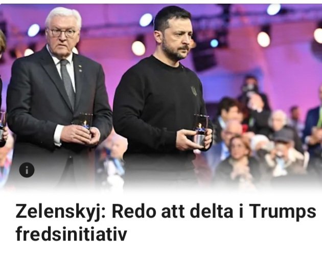 Zelensky says he is ready to agree with Trump's proposal. And It was obvious to all the people of the world that this would happen. 
However, when your land is forcibly taken away, when you destroy your infrastructure, your youth, so do your people.  What are the benefits.
