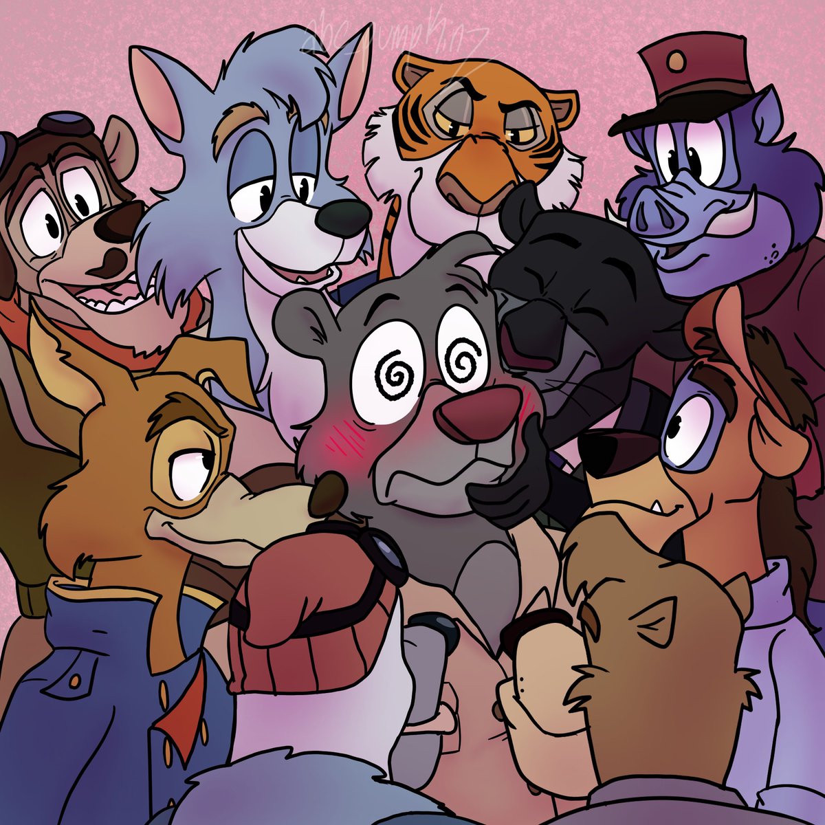 abc_pumpkinz's tweet photo. Baloo is a bit overwhelmed…
#talespin #baloo #sherekhan #donkarnage #bagheera #acelondon https://t.co/gnf7aU2L3K