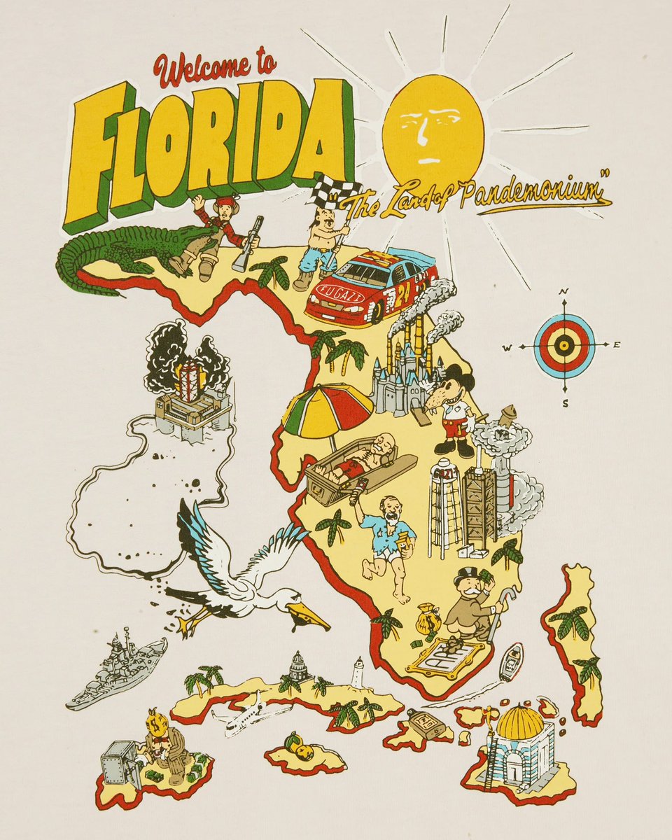 “Welcome to Florida”
Artwork for <a href="/fugazi/">FUGAZI®</a>