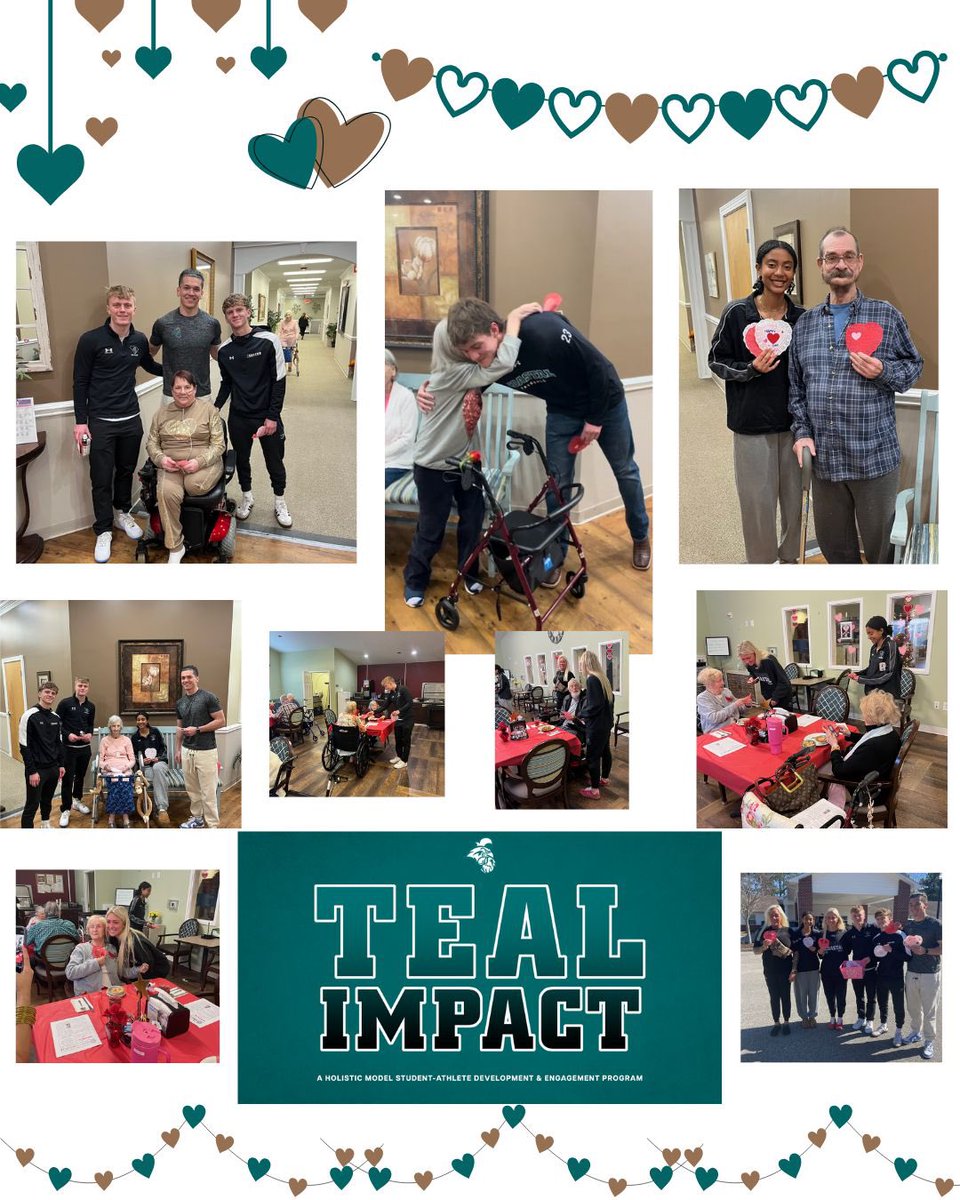 CCU_SADE's tweet image. This is TEAL IMPACT!👌
Thank you to our 216 student-athletes who made Valentine’s cards for our local nursing homes this week!!💌
We hope they felt the Chanticleer love today!🩵
#TealImpact #ChantsUp #TealNation