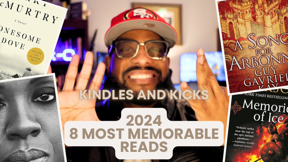 KindlesandKicks's tweet photo. Most Memorable Reads 2024 https://t.co/woXz9J2i5Q via @YouTube https://t.co/akPVqff8pD