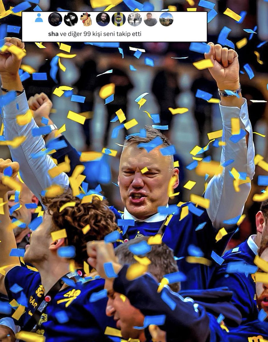 😎 Fenerbahçe Beko şerefine tüm Fenerbahçelileri takipleşmeye davet ediyorum.

Bende dönüş sağlıyorum takiplere.