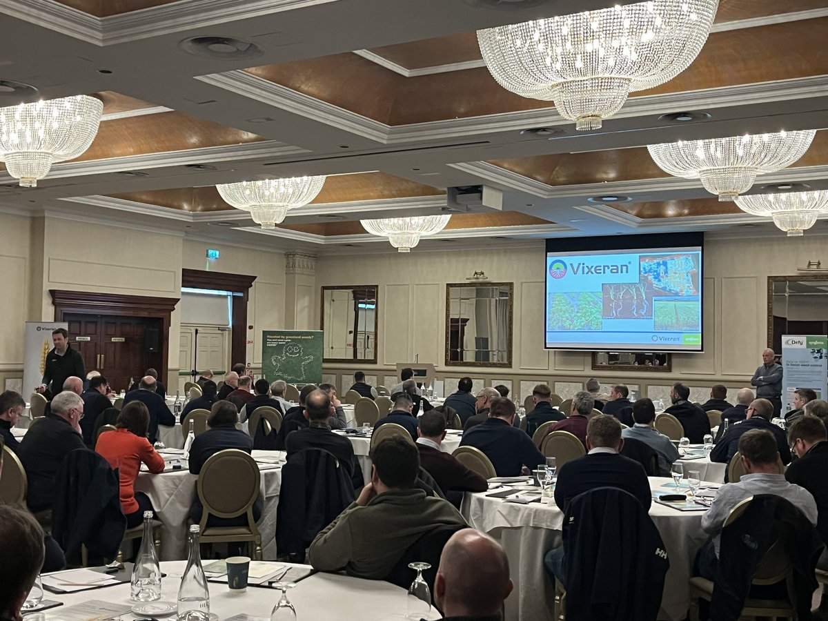 SyngentaIrl's tweet photo. Super turnout at our 2025 Technical Briefing and exciting times as we launch our new grassland herbicide CASPER #GrasslandHerbicide #SyngentaIrl https://t.co/4WJMjNMZYF
