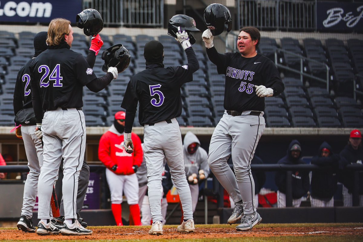 NMHU_Athletics's tweet photo. ⚾️ #ICYMI Freshman Seth Galfano got his first career home run in Amarillo yesterday!

#ThisIsHighlands https://t.co/frjQeJ1dtl
