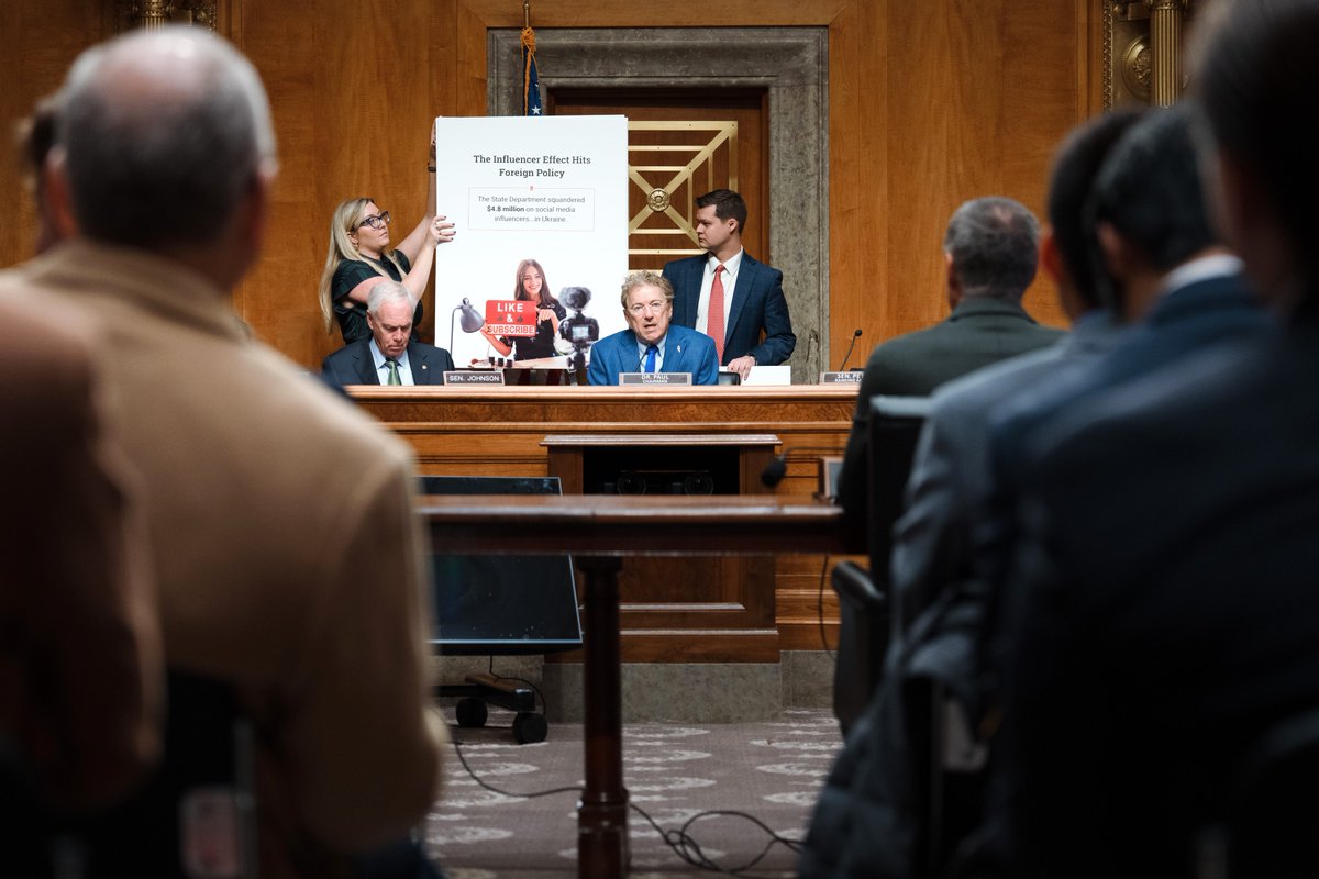 HSGAC_GOP's tweet photo. ICYMI: Yesterday, Chairman @SenRandPaul highlighted several examples of ineffective and unnecessary projects funded by government entities like the State Department and USAID.

Check out some of the examples below ⬇️📸 https://t.co/obg2DZpe8L