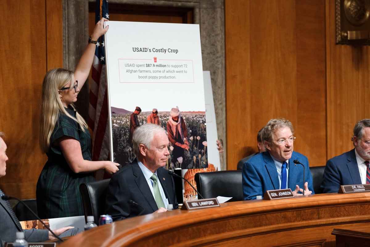 HSGAC GOP (@hsgac_gop) on Twitter photo ICYMI: Yesterday, Chairman <a href="/SenRandPaul/">Senator Rand Paul</a> highlighted several examples of ineffective and unnecessary projects funded by government entities like the State Department and USAID.
Check out some of the examples below ⬇️📸 ICYMI: Yesterday, Chairman <a href="/SenRandPaul/">Senator Rand Paul</a> highlighted several examples of ineffective and unnecessary projects funded by government entities like the State Department and USAID.
Check out some of the examples below ⬇️📸