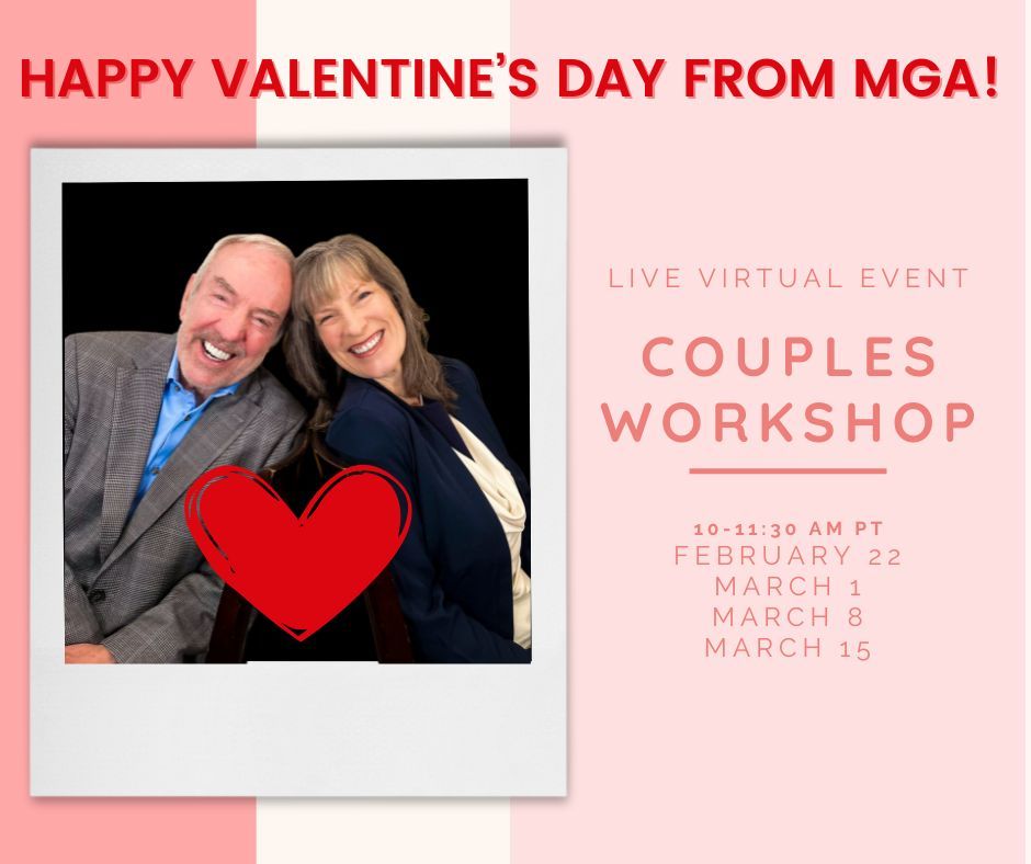 Happy Valentine's Day to all the amazing couples out there! 💑 This year, give the gift of growth, connection, &amp; deeper love. Join Krista &amp; Michael’s Virtual Couples Workshop &amp; strengthen your bond.

Let’s make every day feel like Valentine's Day! 💕 Sign up today!