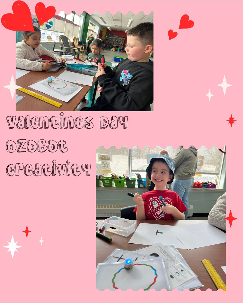 lorikelly@nlschools.ca (@lorikellynlesd1) on Twitter photo Friday in Grade 2 <a href="/StTeresasSchoo1/">St. Teresa's School</a>
Happy Valentine’s Day! 💝
We had a small crew today but we made the most of if it using the Ozobots in the LLC.
#BetterTogether
#welovegradetwo Friday in Grade 2 <a href="/StTeresasSchoo1/">St. Teresa's School</a>
Happy Valentine’s Day! 💝
We had a small crew today but we made the most of if it using the Ozobots in the LLC.
#BetterTogether
#welovegradetwo