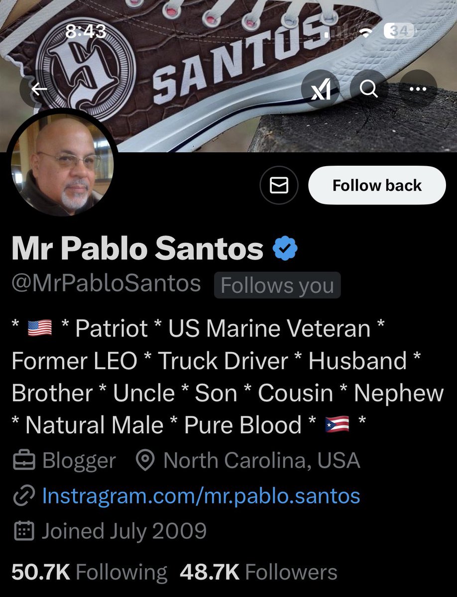 Please give <a href="/MrPabloSantos/">Mr Pablo Santos</a>  a follow and a repost or shoutout to show our gratitude for his service.

USMC Veteran 

Thank you for your service.  We appreciate you.
