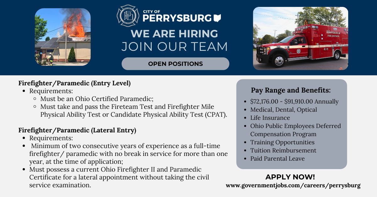 Interested in joining our team? The deadline to apply is this Sunday, Feb. 16th: governmentjobs.com/careers/perrys…
