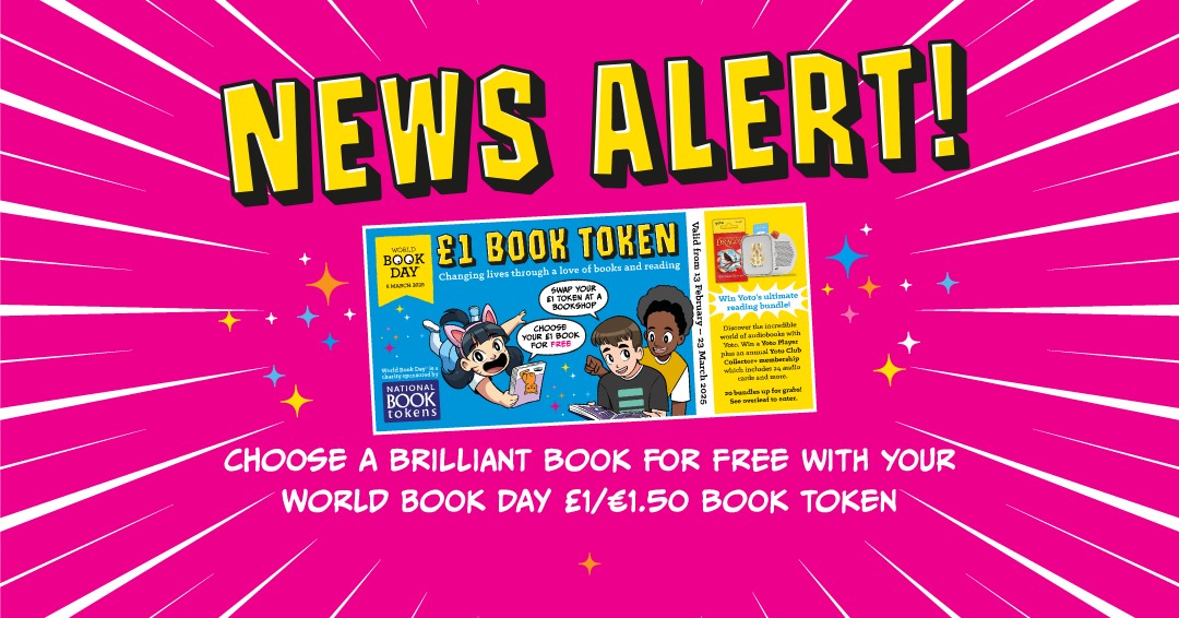 It's time ⏰ Children can now redeem their £1/€1.50 book tokens! 📚
From now until  23 March children can swap their £1/€1.50 book tokens for one of our brilliant World Book Day books for FREE! 
ow.ly/QtZG50UZEYw
#ReadYourWay #WorldBookDay #WorldBookDay2025 <a href="/RAFHIVE/">RAF HIVE</a>