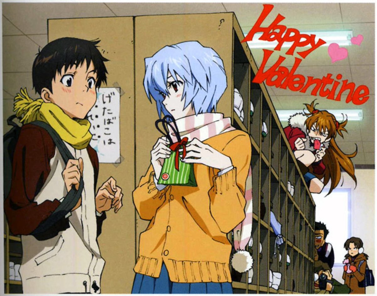 TheOtaking's tweet photo. Illustration made by Shōko Nakamura for the "Evangelion Festival" Pachinslot machine https://t.co/9rWlbCYOnp
