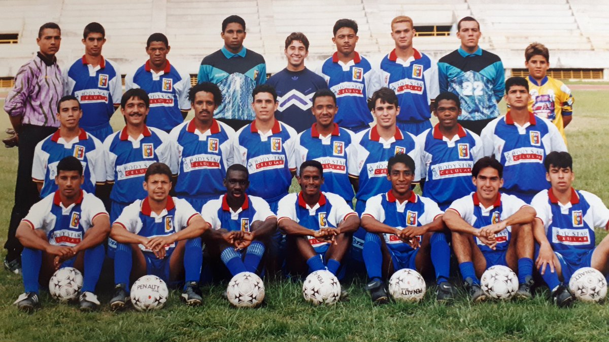 ebroner's tweet photo. La mejor norma del Juvenil es la consolidación de divisiones menores de los equipos, deuda de más de 3 décadas. Lo otro es parche con trampas. Esta Sub-20 de 1997 fue la 1ra en acercarse a un Mundial con jugadores en Primera. Tres décadas sin bases y con equipos esfumados. https://t.co/RIOMrfUYiQ
