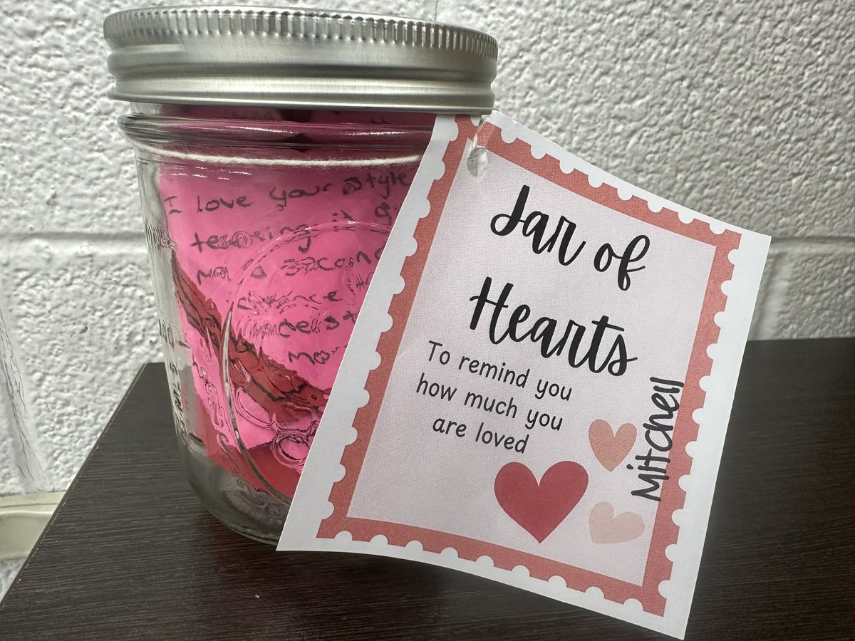 Best Valentine gift ever from the 7th grade White Team Ss at MOMS 💕. This is why after 18 years, I still love what I do! Thanks to my awesome team leader Nicole Stanton for organizing this! <a href="/SuptMOTSD/">Sumit Bangia</a> <a href="/MrsWilke76/">Agatha Wilke</a> <a href="/MountOliveTSD/">Mount Olive Township School District</a> <a href="/mtolivemiddle/">Mt. Olive Middle School</a>