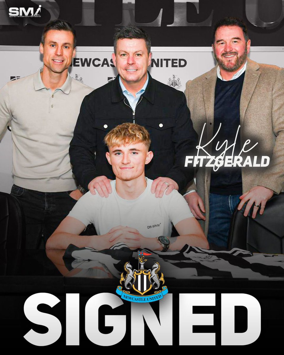Sport Management Int (@smi_world) on Twitter photo Massive congratulations #KyleFitzgerald who has signed for <a href="/NUFC/">Newcastle United</a> ๐๐ผ Unbelievable move Kyle well done from everyone at the @smi_world family ๐๐ผ <a href="/ianharte23/">Ian Harte</a> <a href="/IrelandFootball/">Ireland Football โฝ๏ธ๐ฎ๐ช</a> #nufc Massive congratulations #KyleFitzgerald who has signed for <a href="/NUFC/">Newcastle United</a> ๐๐ผ Unbelievable move Kyle well done from everyone at the @smi_world family ๐๐ผ <a href="/ianharte23/">Ian Harte</a> <a href="/IrelandFootball/">Ireland Football โฝ๏ธ๐ฎ๐ช</a> #nufc