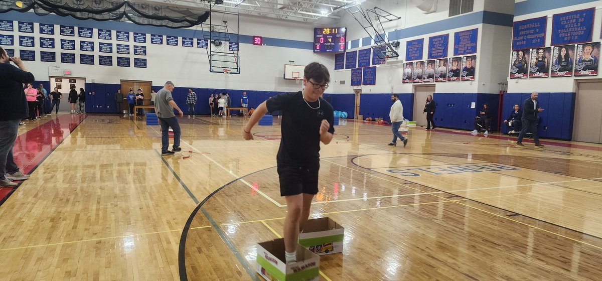 Mad Olympics 2025 winners! 8th grade took first place! 👏 #mycrcs