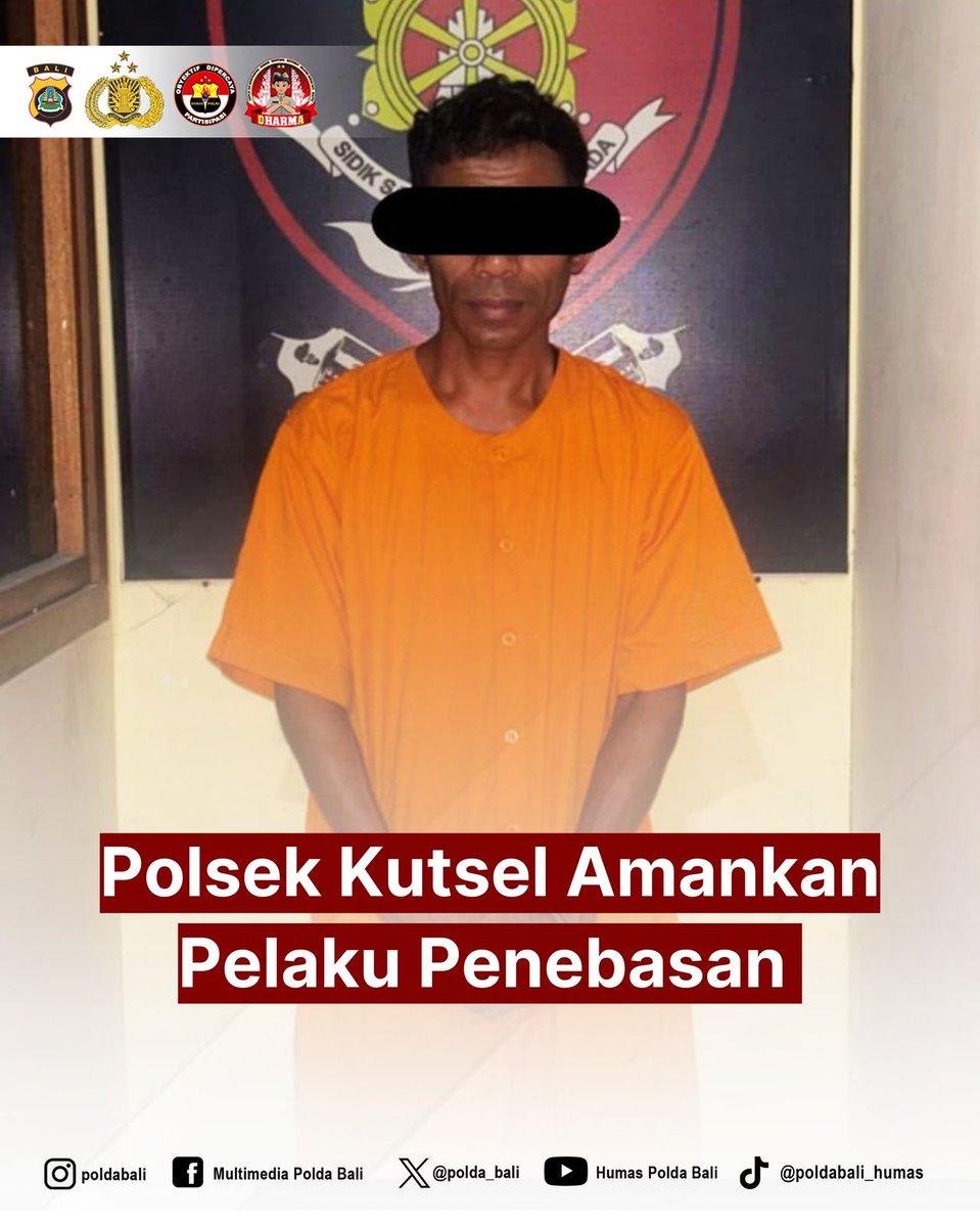 polda_bali's tweet photo. Polsek Kutsel Amankan Pelaku Penebasan 

Kabid Hinas Polda Bali Kombes Pol Ariasandhy S.I.K., membenarkan adanya penangkapan terhadap pelaku penebasan yang terjadi di depan M-Mart, https://t.co/h5HFFFbl2w. Pass Ngurah Rai Nusa Dua pada 13 Februari 2025, sekitar pukul 03.00 Wita. https://t.co/SUmjemMv5L