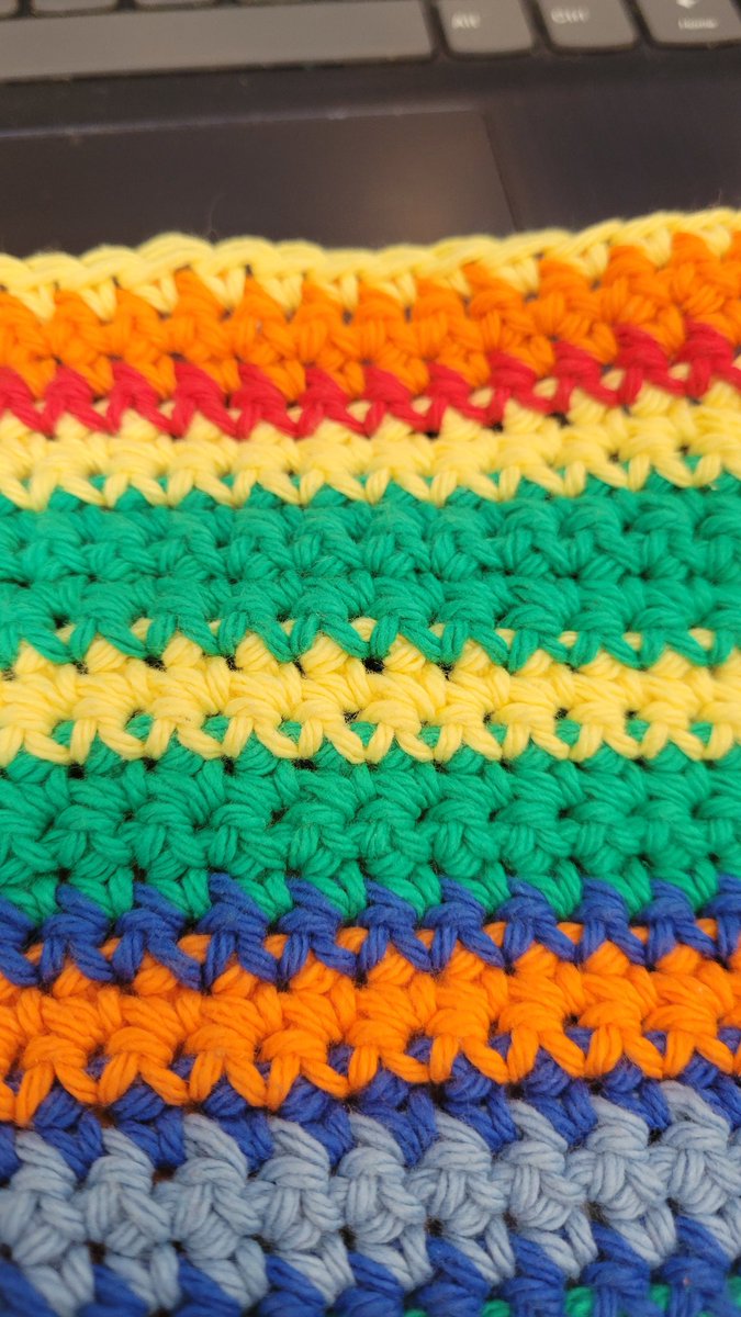 katrinaeames's tweet image. I&apos;ve added a stripe of yellow and have also voted for the video made by @firewordsparkler supporting @PACCUSA so that they can get a  #ProjectForAwesome grant again this year! 💙🍉 projectforawesome.com/watch?v=w-kkBa…