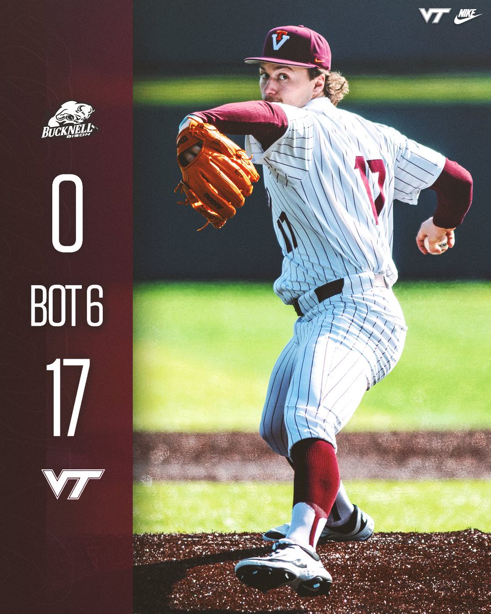 𝙏𝙬𝙤 𝙩𝙤𝙪𝙘𝙝𝙙𝙤𝙬𝙣𝙨 𝙖𝙣𝙙 𝙖 𝙛𝙞𝙚𝙡𝙙 𝙜𝙤𝙖𝙡 🙌

#Hokies 🦃⚾️