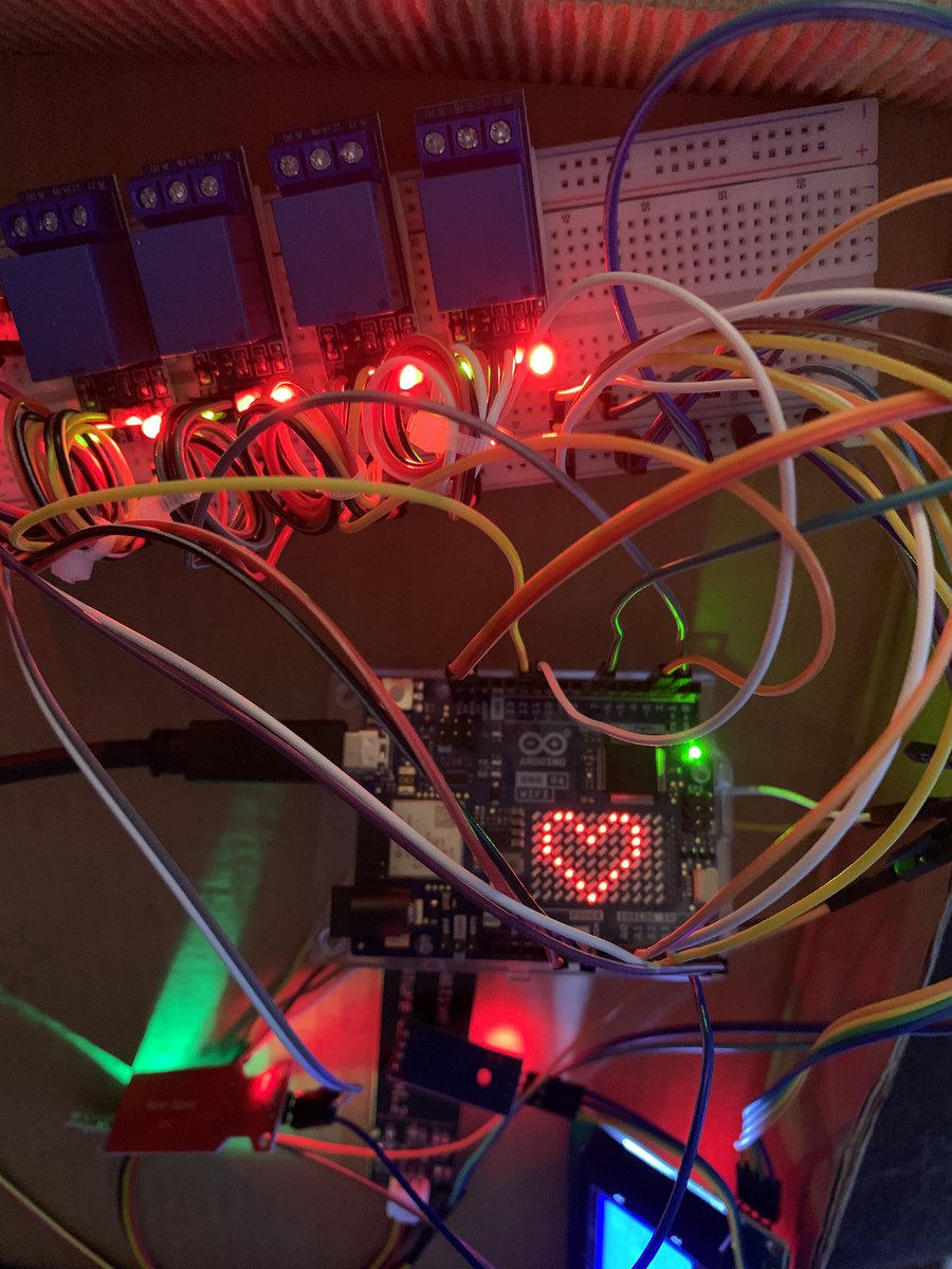 Happy Valentine's Day everyone!!! I know it looks like a bunch of wires, but there is a beating heart!😘❤️😘❤️