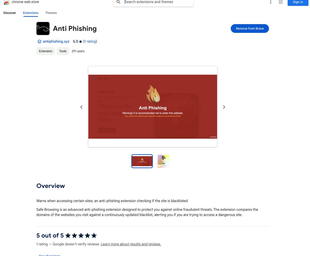 Kullanıcıların oltalama saldırılarına karşı korunması için 2 yıl önce geliştirmeye başladığım ve halen üzerinde çalıştığım eklenti artık Google aramalarında ilk sırada!