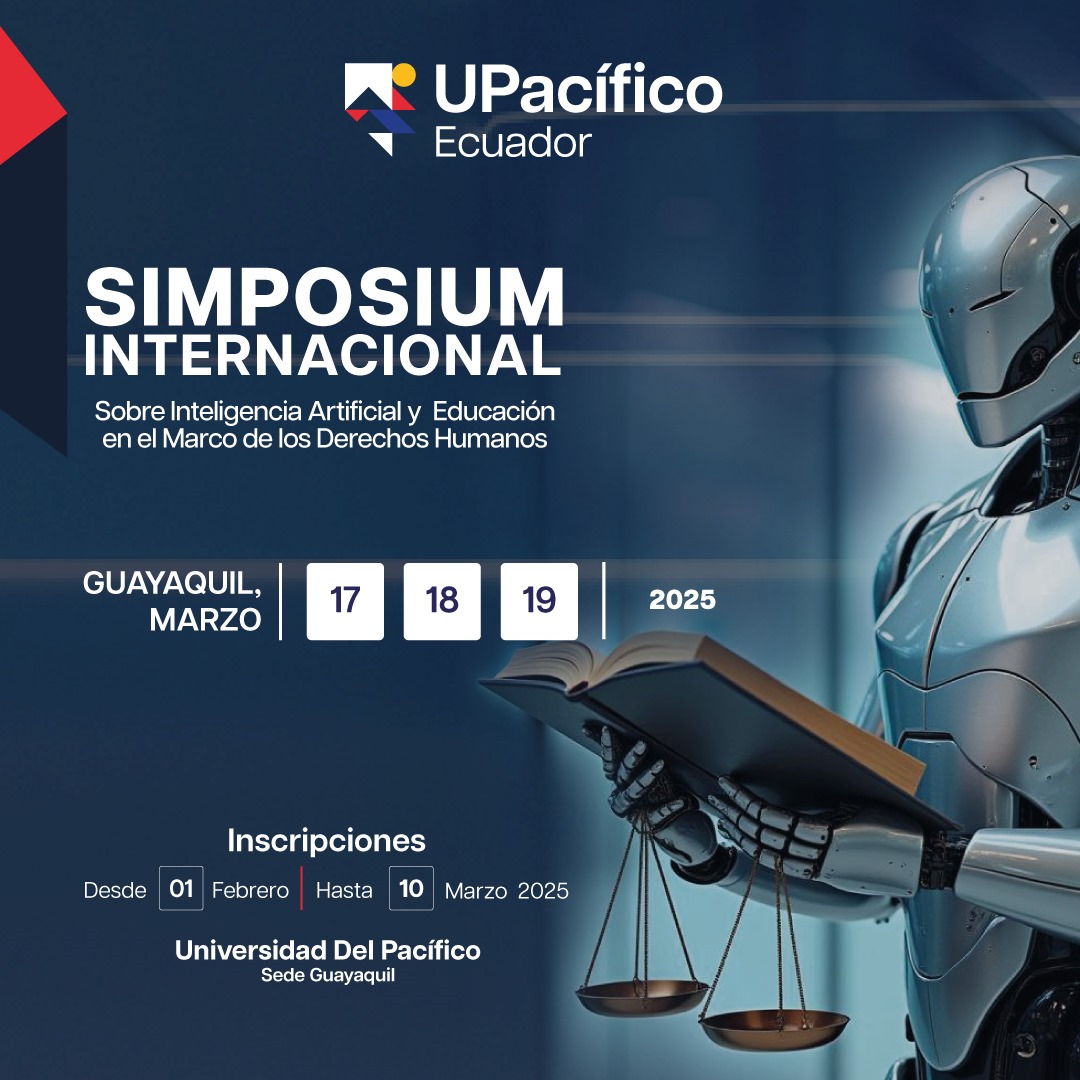 Tomás Humberto (@tomasrodri) on Twitter photo SIMPOSIUM Internacional #InteligenciaArtificial , #Educación y #DDHH, organizada por <a href="/UPacifico_EC/">UPacifico Ecuador</a>. Felicidades por la iniciativa y mucho éxito en su desarrollo. SIMPOSIUM Internacional #InteligenciaArtificial , #Educación y #DDHH, organizada por <a href="/UPacifico_EC/">UPacifico Ecuador</a>. Felicidades por la iniciativa y mucho éxito en su desarrollo.