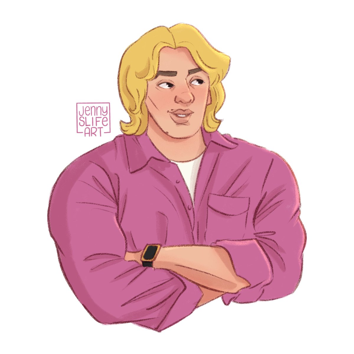 Also did a silly little sketch of Nicholas Galitzine from the He-Man set photos #NicholasGalitzine