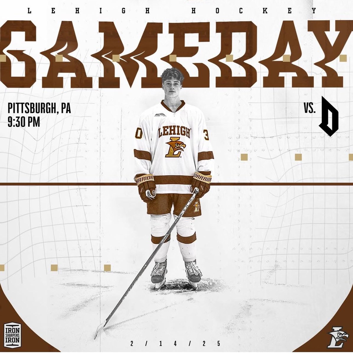 Final push starts now.

First game of the weekend!

🆚 <a href="/DuqHockey/">Duquesne Hockey</a> 
📍 Pittsburgh, PA
⏰ 9:30 PM
📺 youtube.com/@duquesnehocke…

#IronSharpensIron⬜️🟫⬜️