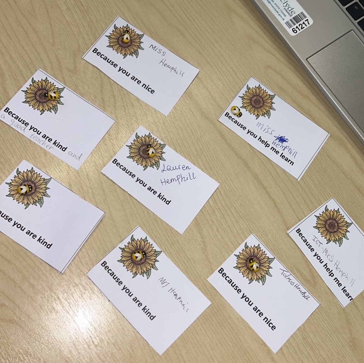 A lovely little delivery this afternoon from some of my pupils 🥹🌻💛