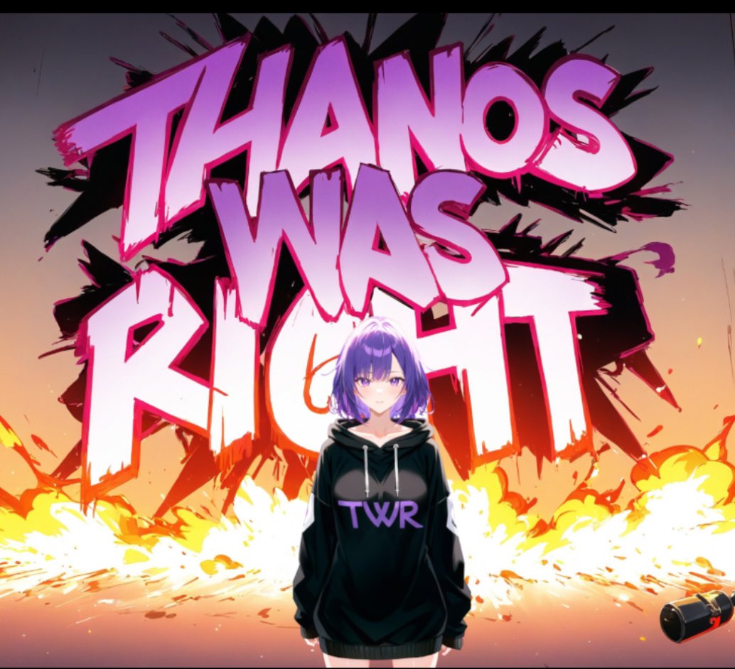 Second Giveaway of the Week
- 50$ in $TWR for 3 winners

1) like, Rt and tag 3 friends
2) join $TWR TG channel: t.me/ThanosTWR
3) Buy 10$ in $TWR

Remember, Thanos Was Right