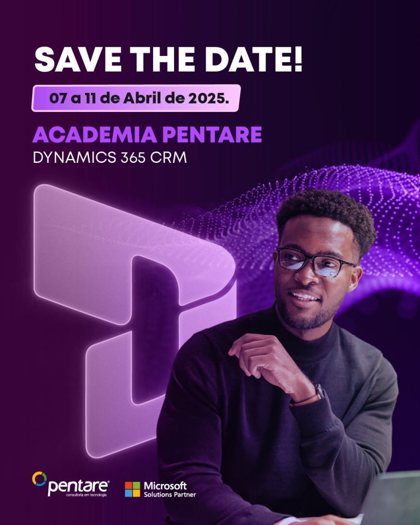 Pentareconsult's tweet photo. SAVE THE DATE  07, 08, 09, 10 e 11 de abril de 2025!

Vem aí mais uma edição da Academia Dynamics 365 CRM!

✅ CURSO 100% GRATUITO;
Consultoria e Desenvolvimento em CRM;
🎓 COM CERTIFICADO OFICIAL;
Totalmente on-line.

Em breve, inscrições abertas! https://t.co/UxV1hDZPKt