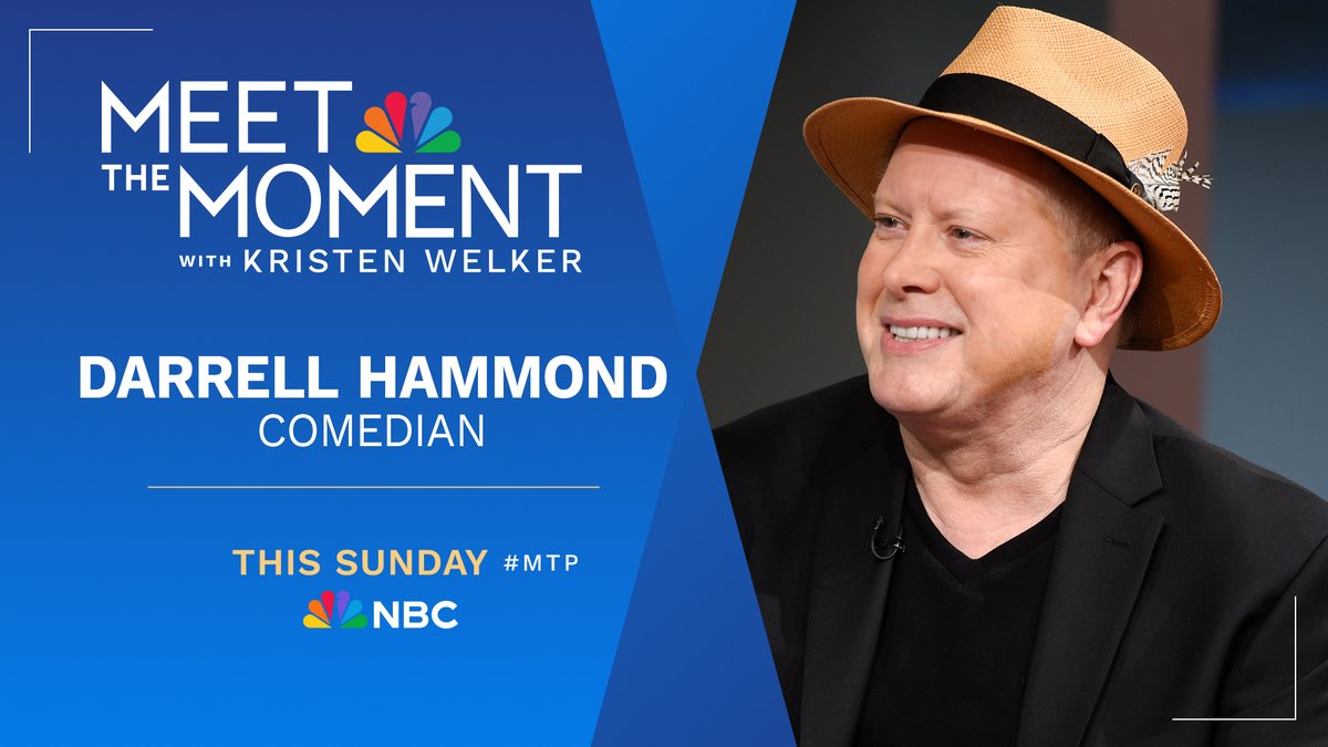 THIS SUNDAY: A #MeetTheMoment interview with <a href="/DarrellCHammond/">Darrell Hammond</a>.