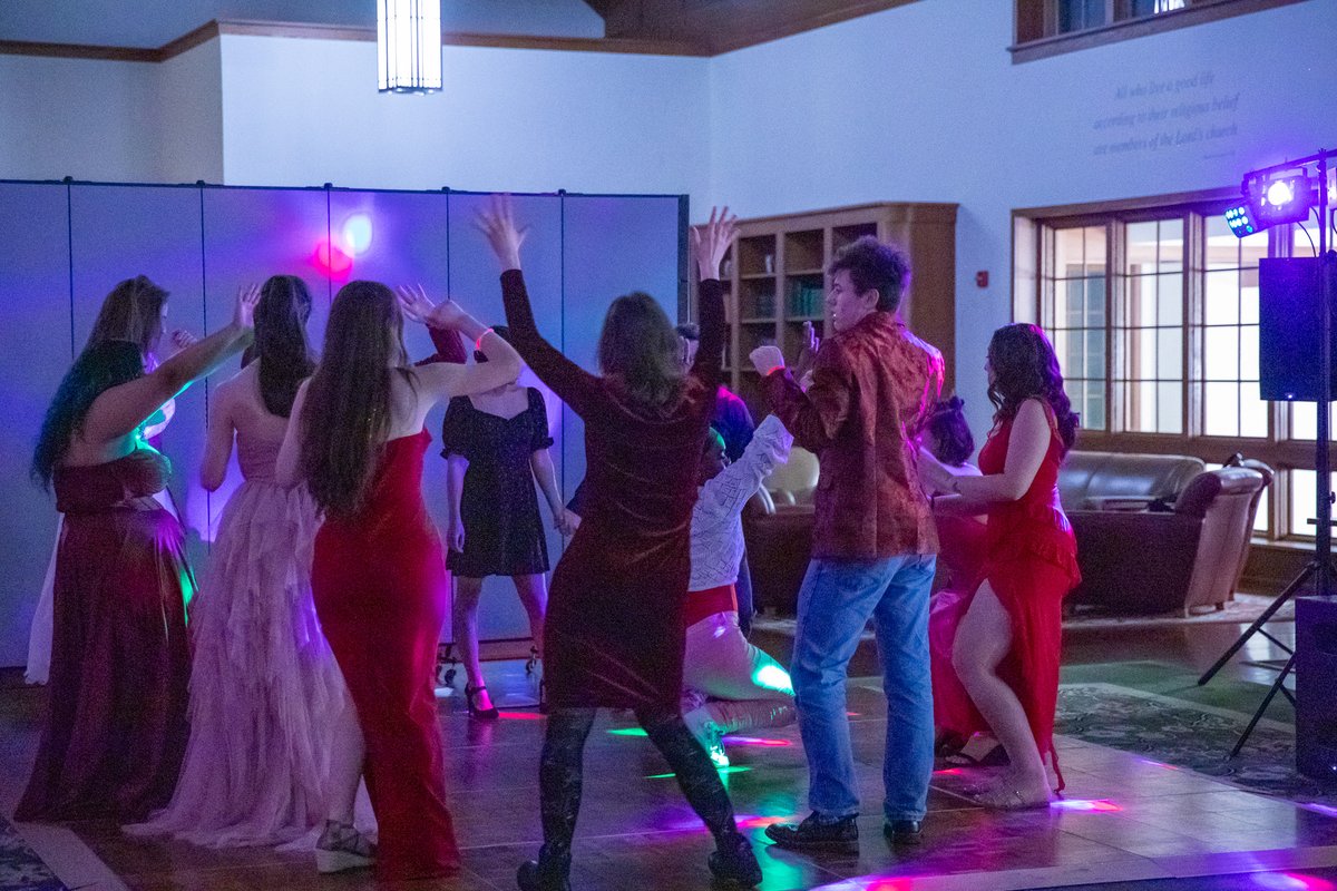 Happy Valentine's Day! 💘 Last tonight our students enjoyed their annual Valentine's Dance hosted by Student Life. They danced the night away! 💃