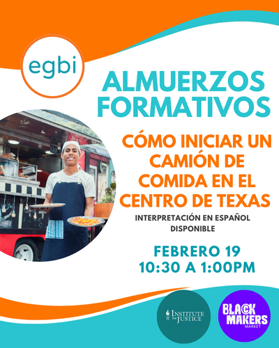 ConsulMexAtn's tweet image. 📅 Fecha y ⏰ Hora: 19 de febrero de 11:30 a 13:00 horas 📍 Lugar: City of Austin Economic Development Department

5202 East Ben White Boulevard #Suite 300 Austin, TX 78741

🎟️ Regístrate aquí: egbi.org/es/lunch-and-l…

#Emprendimiento #FoodTruck #NegociosLocales