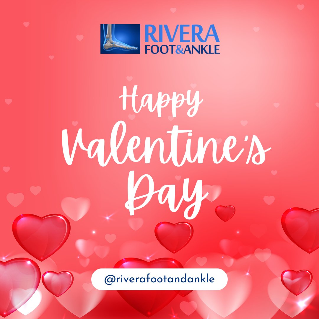 RiveraFootAnkle's tweet image. 👣❤️ Walking towards love, one step at a time.
Happy Valentine’s Day from Rivera Foot and Ankle!
May your journey be pain-free and full of love.
#ValentinesDay2025 #LoveInEveryStep #RiveraFootAndAnkle #HappyValentinesDay #FootHealth
