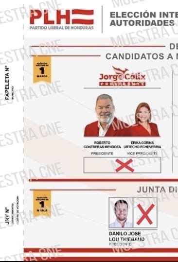 Honrada de acompañar a Roberto “El Pollo” Contreras en la fórmula como Vicepresidenta del <a href="/CCEPLH/">Partido Liberal de Honduras</a> y feliz de que la voz de la juventud liberal haya sido escuchada. Por primera vez, las autoridades del CCEPL y juventud liberal serán electos mediante voto directo. 🗳️

Agradecemos