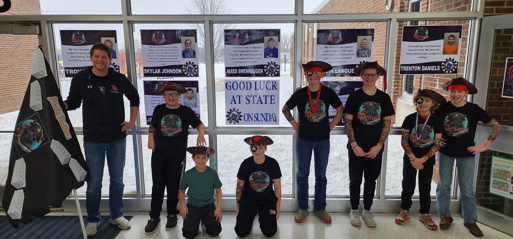 TMBElementary's tweet image. Good Luck to the Panther Pirates!!! They compete at State Lego League this weekend.