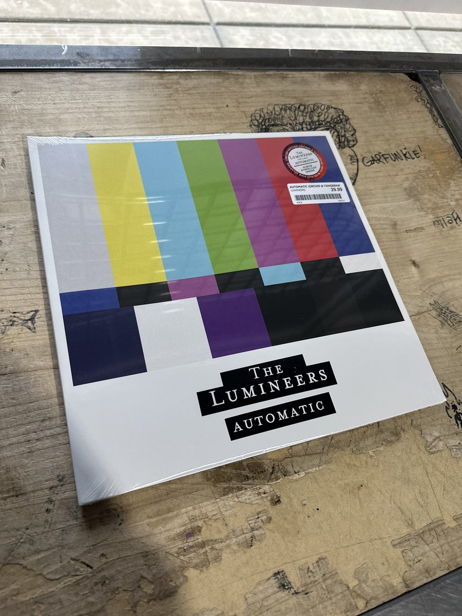 GraywhaleSLC's tweet photo. The Lumineers - Automatic

Indie Exclusive Orchid &amp; Tangerine Vinyl - $29.99
Black Vinyl - $29.99
CD - $16.99

Available at Graywhale and https://t.co/G1H1mNehQG https://t.co/Ngmr1Nwola