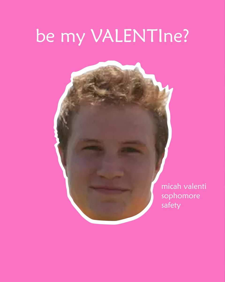 Happy VALENTIne’s Day from Centre Football 😁