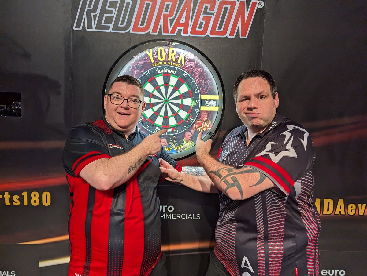 Richie Parkin is our latest winner, taking a 2-1 victory against Adrian Lewis in York.