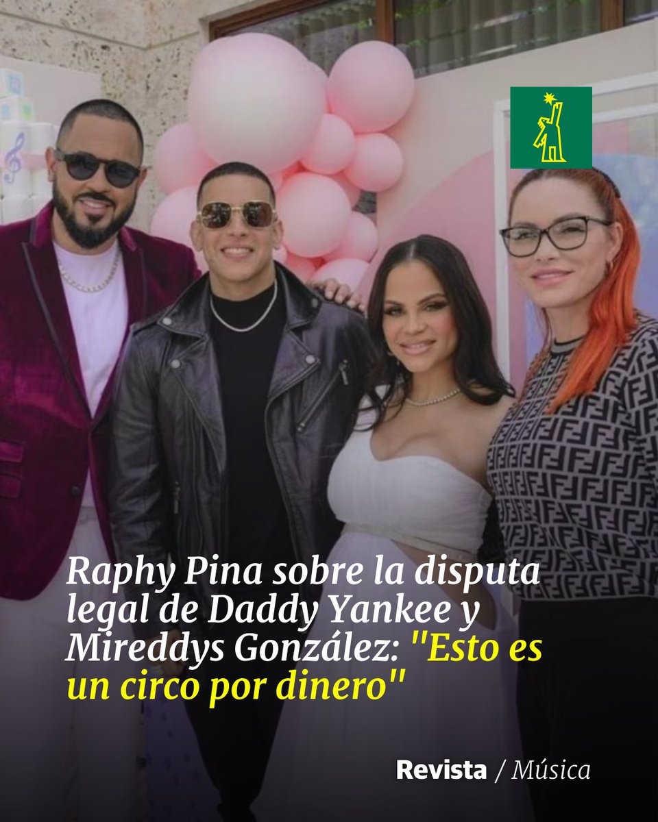 DiarioLibre's tweet photo. 🎶 | #MúsicaDL | El productor, quien trabajó durante nueve años con Daddy Yankee y Mireddys González, lamentó que la situación haya escalado de tal manera y se haya hecho pública

🔗https://t.co/vMfjn7kK49

#DiarioLibre #Noticias #RaphyPina #DaddyYankee #DisputaLegal https://t.co/bRmF4uOxcm