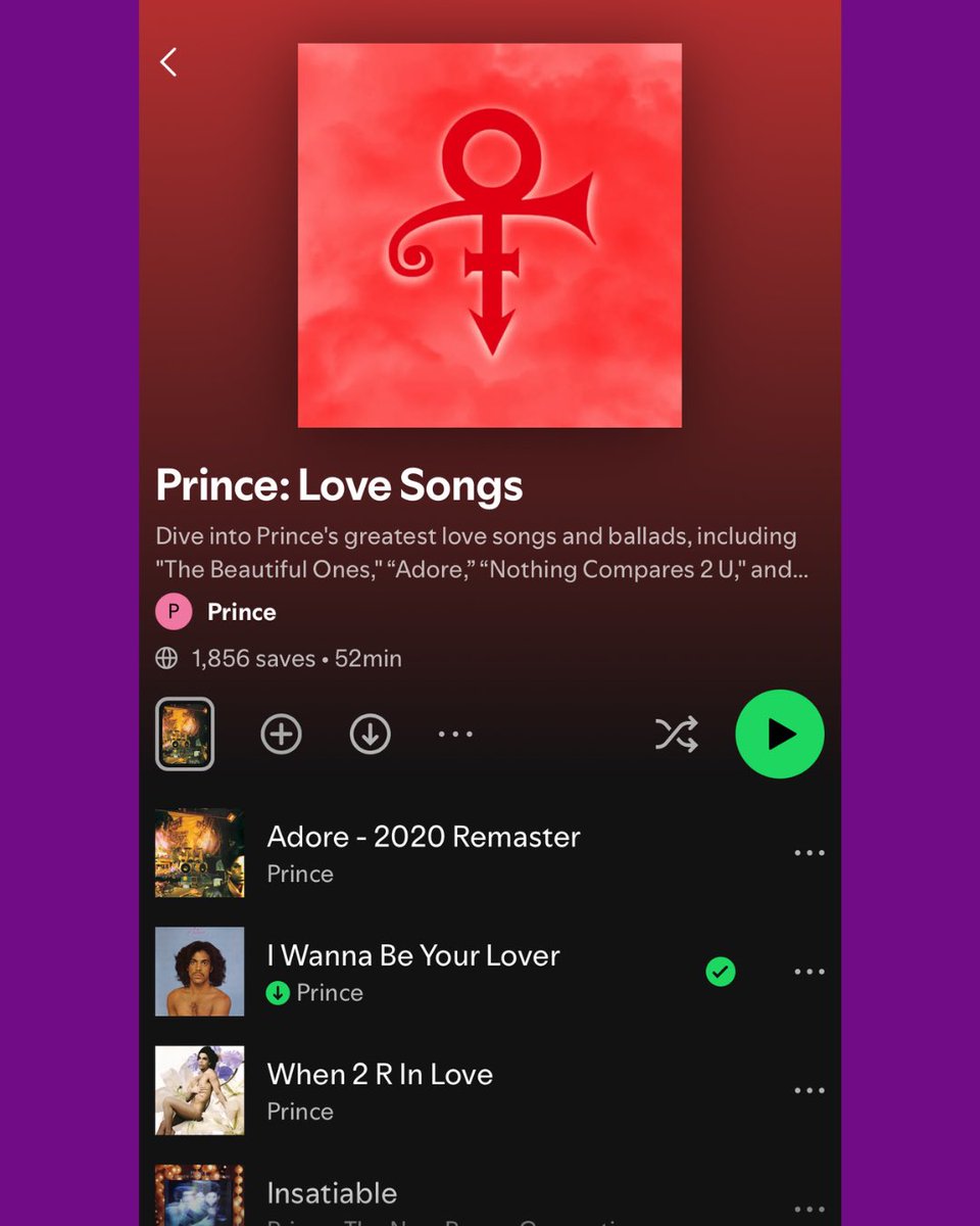 Happy Valentine’s Day! Today, we invite you to indulge in a curated collection of Prince's selected love songs. Listen now on @spotify at open.spotify.com/playlist/7umuY…