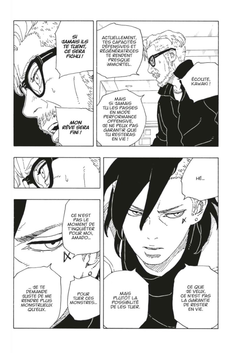 YamiGOAT15's tweet photo. Kawaki le déchet ne souhaite pas de garanti de survie.
CONNARD, pense un peu qu’actuellement t’es le seul à pouvoir libérer Naruto de sa prison temporelle mdrr !
J’en ai trop marre de kawaki mdrr. Il est un vrai malade. #BorutoTwoBlueVortex18 #Boruto98 https://t.co/N203D0LjfF