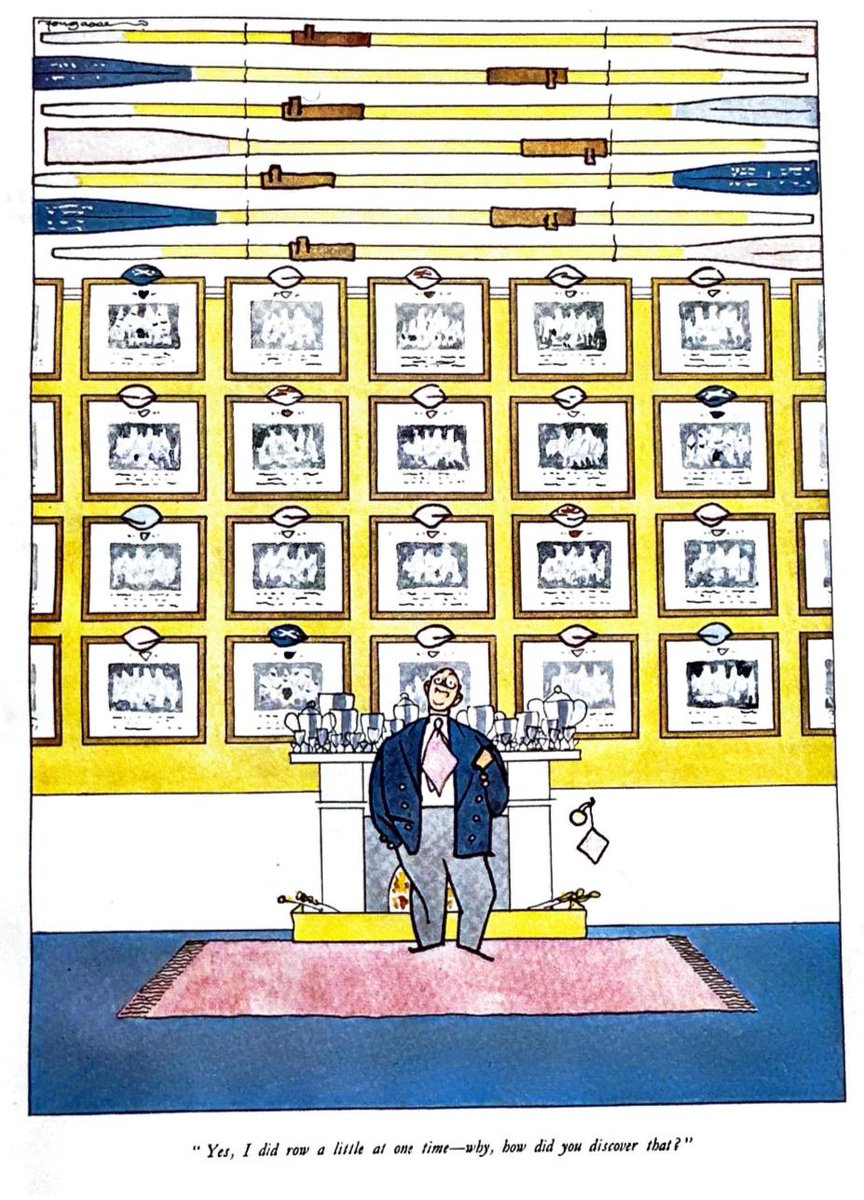 "Yes, I did row a little at one time - why, how did you discover that?"
Sent by a friend. 
Never met anyone like this. Never, I swear...