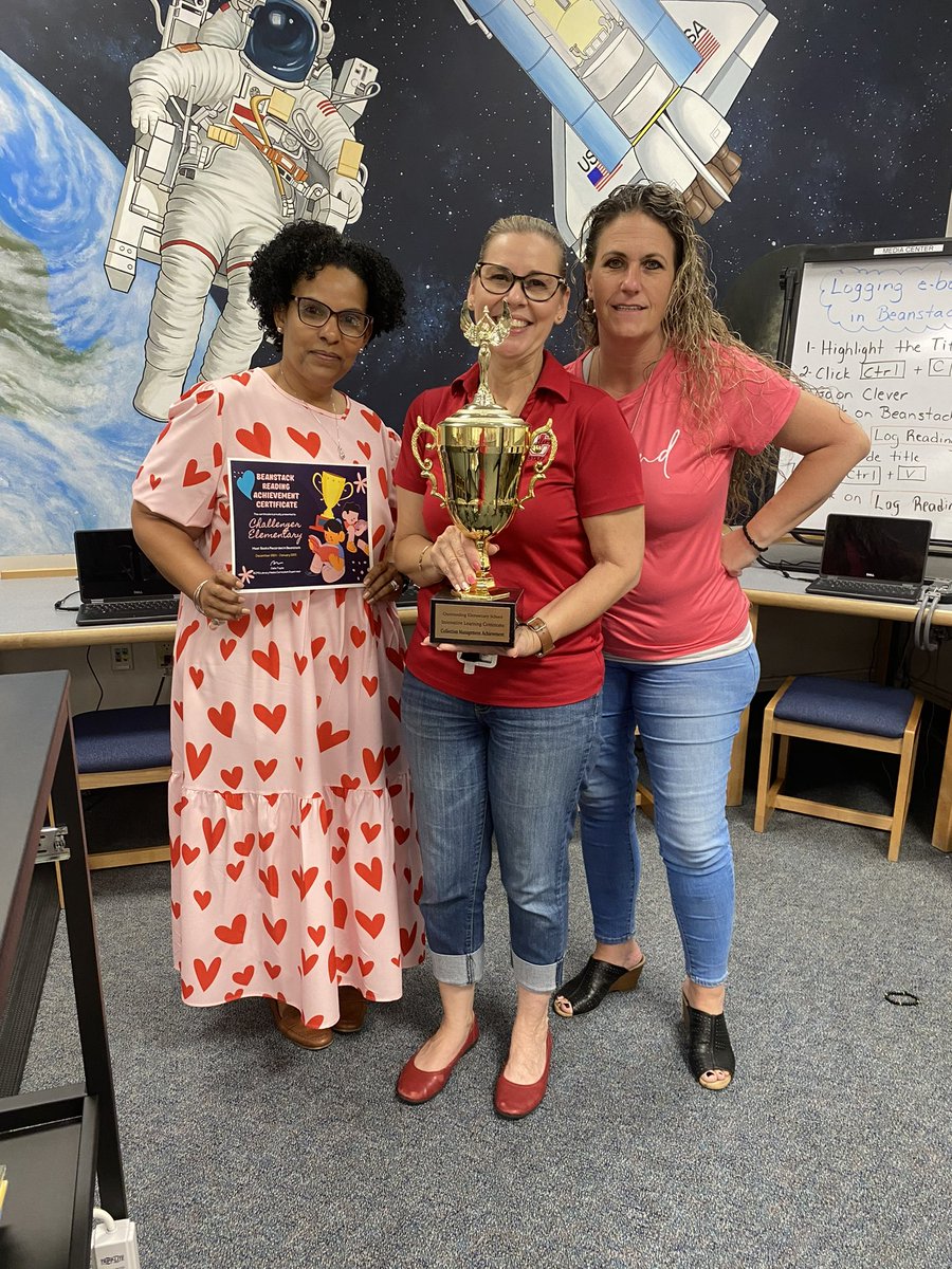 Challenger Elementary (@challengerelem) on Twitter photo Congratulations to our Media Specialist Ms. De La Torre. Challenger had the most recorded books in Beanstack for December 2024 to January 2025. @Alphagirl97 <a href="/BCPSNorthRegion/">BCPS North Region</a> <a href="/BcpsLibrarians/">BCPS Librarians</a> Congratulations to our Media Specialist Ms. De La Torre. Challenger had the most recorded books in Beanstack for December 2024 to January 2025. @Alphagirl97 <a href="/BCPSNorthRegion/">BCPS North Region</a> <a href="/BcpsLibrarians/">BCPS Librarians</a>