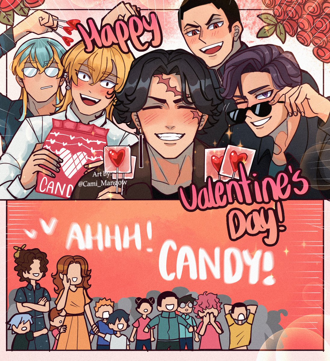 Tenjiku on Valentine's Day! 1/? ❤️🐢
