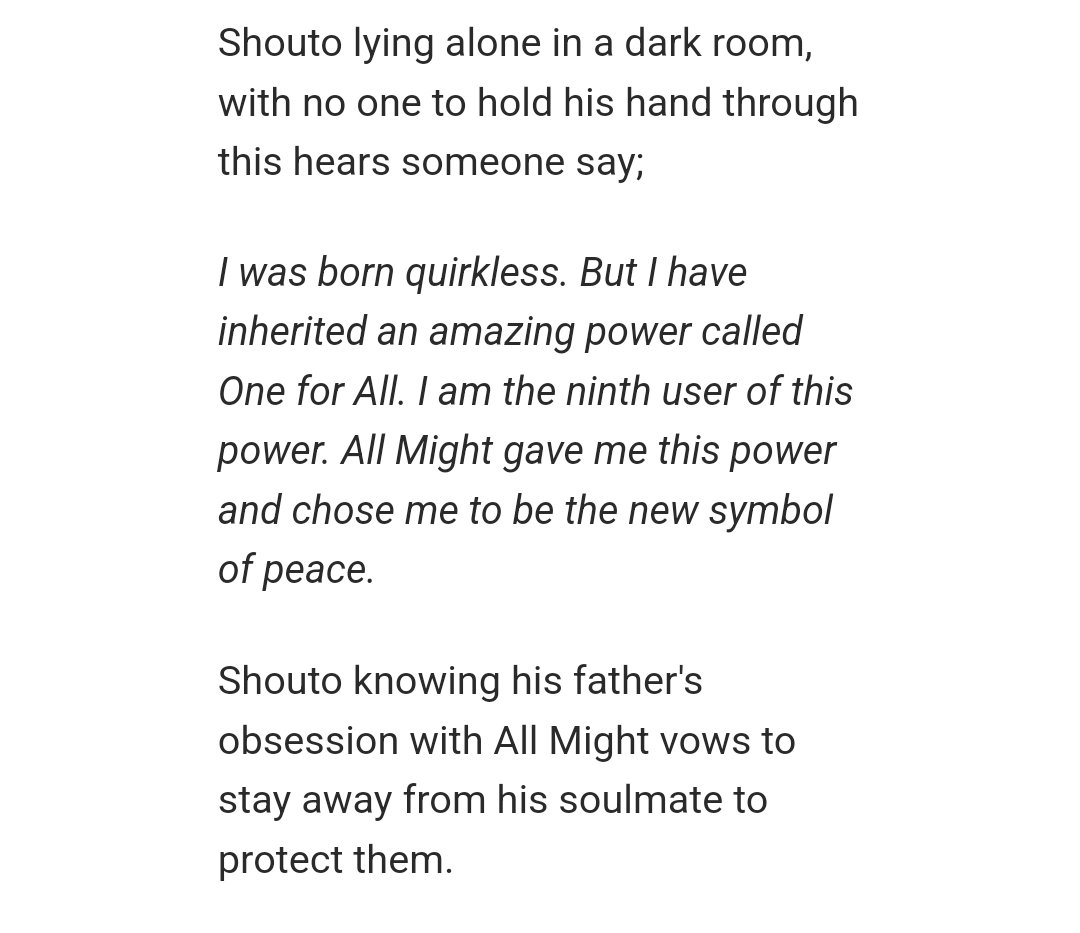 This is my peice for the <a href="/2GetherByFate/">Together By Fates: a Soulmates Bang</a> Soulmates Big Bang! My partner BcxSanson doesnt have a twt but you can follow them on 🦋 (theres a link in the fic!) 

#tododeku #MHA

archiveofourown.org/works/63075385