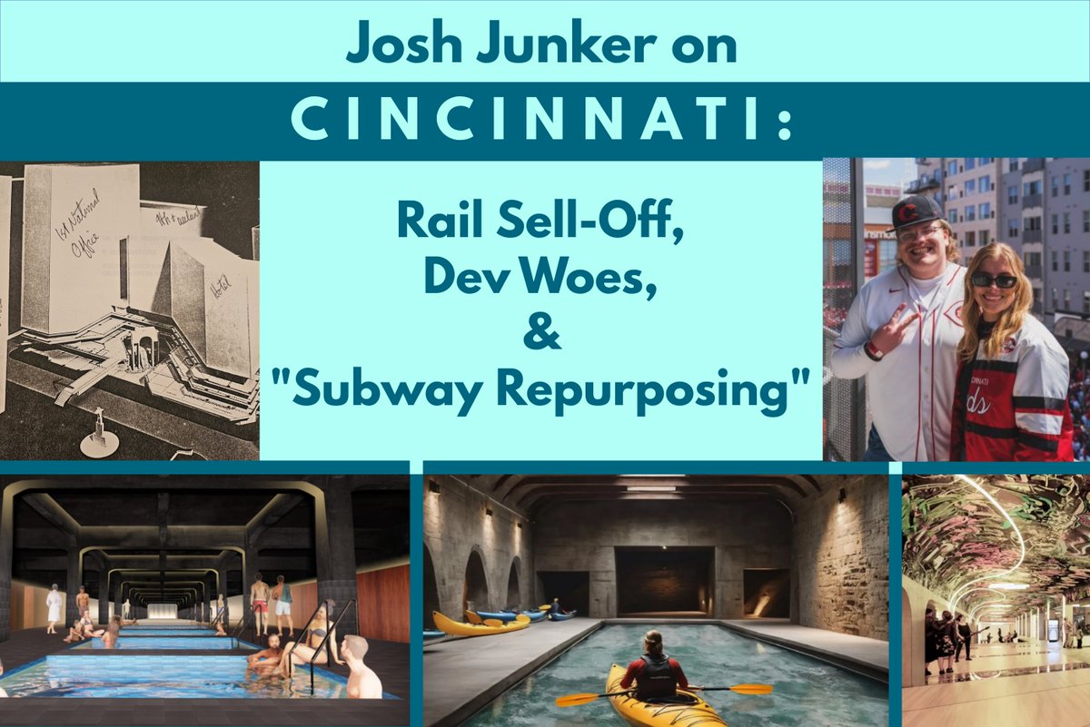 The Henry George Program (@henrygeorgepgm) on Twitter photo New ep! We return to talking Cincinnati with <a href="/JoshJunker2/">Joshua Junker</a>: whether you're a local or not, you have a lot to learn about the municipal railroad sale, 20th century development patterns, and wtf the city is trying with "subway repurposing"
>>>>>>> LISTEN: seethecat.org/ep/2025-02-08.… New ep! We return to talking Cincinnati with <a href="/JoshJunker2/">Joshua Junker</a>: whether you're a local or not, you have a lot to learn about the municipal railroad sale, 20th century development patterns, and wtf the city is trying with "subway repurposing"
>>>>>>> LISTEN: seethecat.org/ep/2025-02-08.…
