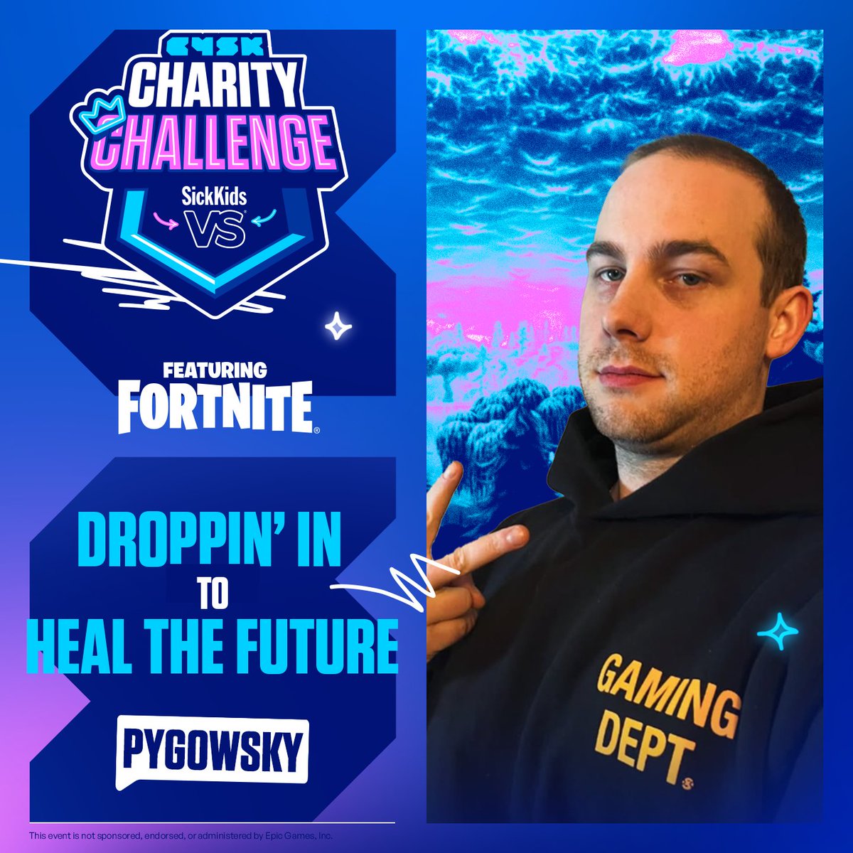 Playing in the <a href="/sickkids/">SickKids Foundation</a> Charity Challenge V2 sponsored by <a href="/AMDGaming/">AMD Gaming</a> 🔥

Running it w/ <a href="/RedZoneTtv/">RedZone</a> on Twitch @ 3 PM EST tomorrow!

Support link to donate down below 🧡