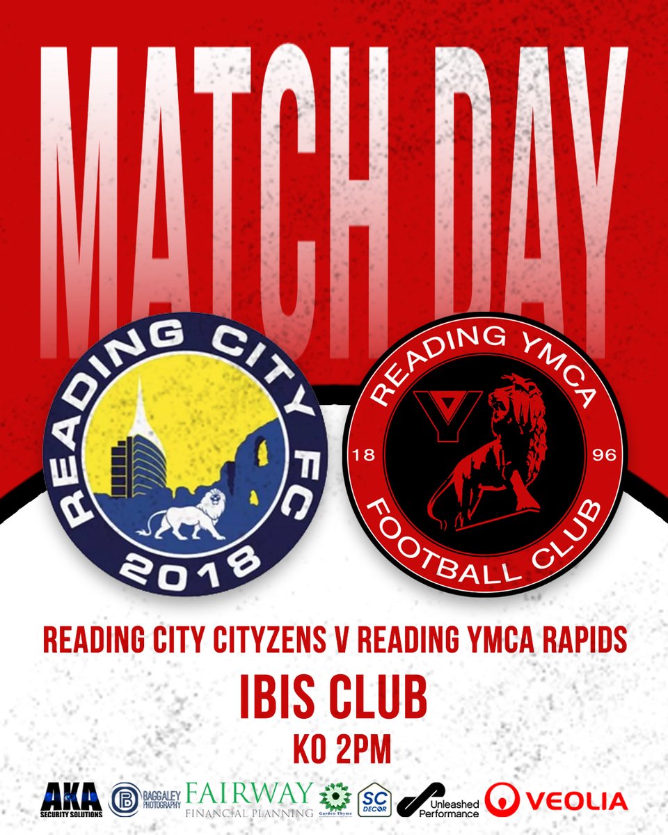 ⚽️𝐌𝐀𝐓𝐂𝐇 𝐃𝐀𝐘⚽️

𝗥𝗘𝗔𝗗𝗜𝗡𝗚 𝗖𝗜𝗧𝗬 𝗖𝗜𝗧𝗬𝗭𝗘𝗡𝗦 𝘃 𝗥𝗘𝗔𝗗𝗜𝗡𝗚 𝗬𝗠𝗖𝗔 𝗥𝗔𝗣𝗜𝗗𝗦

🏆BTC Intermediate Cup
🏟️Ibis Club
🕑KO 2pm

readingymcafc.com

🤝<a href="/Stuartcripps4/">Stuart Cripps 💙</a> | <a href="/fairway_fp/">Fairway FP</a> | <a href="/Baggaley_Photo/">Baggaley Photography</a> | <a href="/SecurityAka/">AKA Security Solutions</a> | <a href="/Gardenthymeltd/">Garden Thyme Ltd</a> | <a href="/UP_Unleashed/">Unleashed Performance</a> |